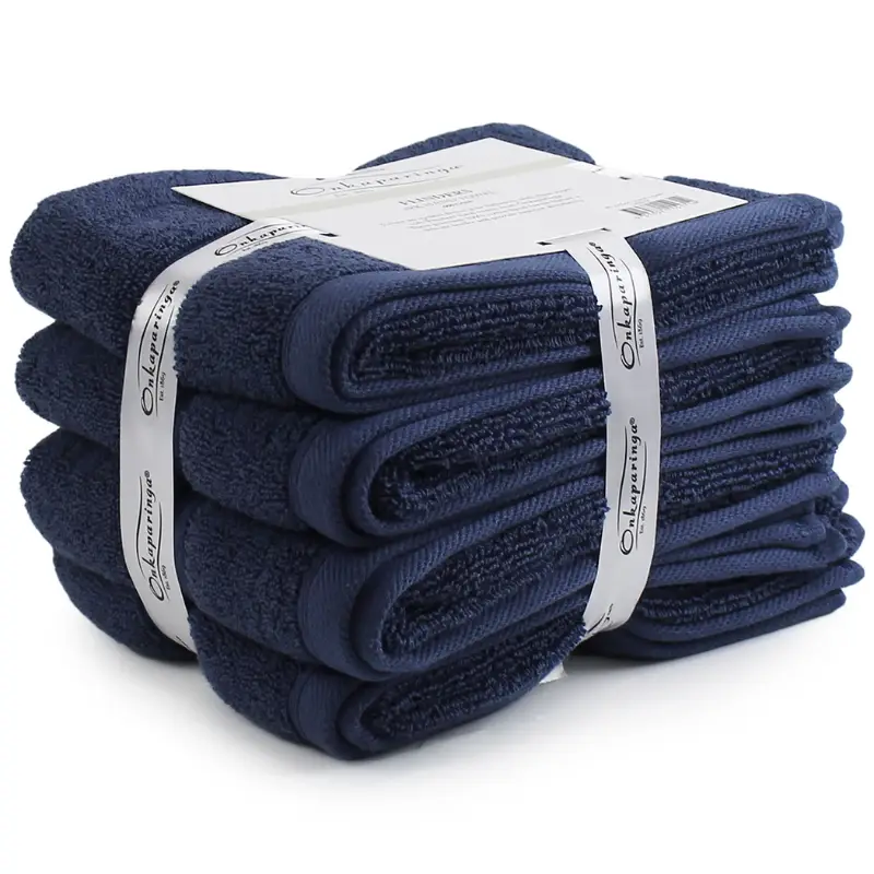 4pc Onkaparinga 45x65cm Cotton Flinders Bathroom Hand Towels